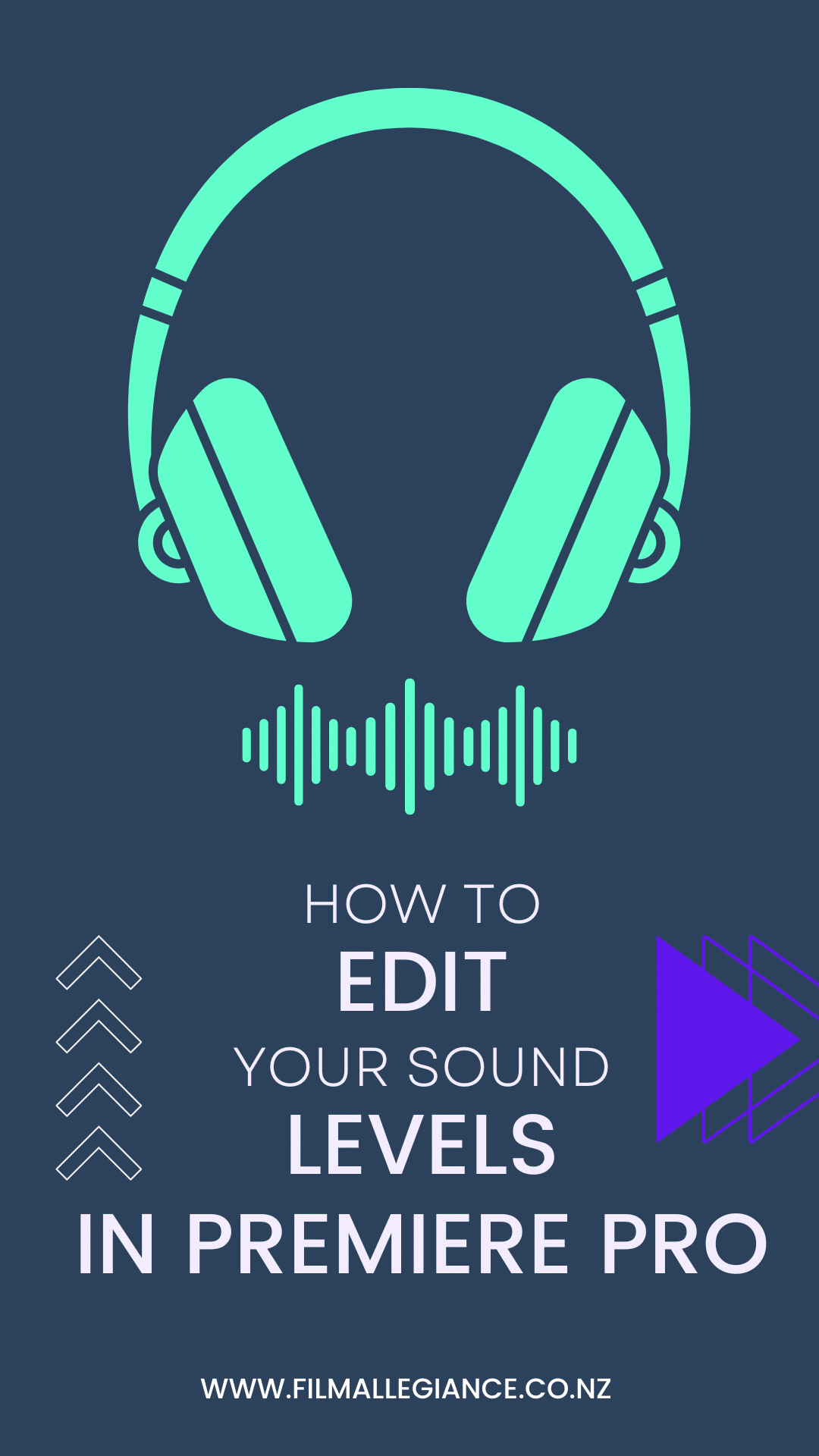 Ways to edit your sound levels in premiere pro