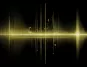 Yellow Sound Wave Beam